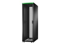 APC Easy Rack - Rack (lodret) - kabinet - flad pakke - sort - 42U - 19" ER6202FP1