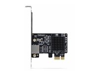 StarTech.com 1-Port 5G Gigabit PCIe Network Adapter Card, TAA Compliant - Netværksadapter - PCI Express 3.1 x1 lavprofil - 5GBase-T x 1 - sort - TAA-kompatibel PR15GR-NETWORK-CARD