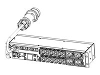 Eaton ePDU G3 Metered Input - Strømfordelingsenhed (rackversion) - AC 230 V - tre faser - Ethernet 10/100, RS-232 - input: IEC 60309 32A - output-stikforbindelser: 16 (power IEC 60320 C13, IEC 60320 C19) - 2U - 3 m ledning EMIH06
