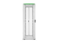 APC NetShelter SX Gen 2 - Rack kabinet - 2258 H x 800W x 1200D mm, med Sides - gulvstående - hvid - 48U - 19" - for P/N: SMT1000RM1U, SMT750RM1U, SRTL10KRM4UT, SRTL5KRM2UI-HW, SRTL5KRM2UT-HW, SRTL8KRM4UT AR3387W2
