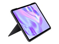 Logitech Combo Touch - Tastatur og folio-kasse - med trackpad - bagbelyst - Apple Smart connector - QWERTY - nordisk (dansk/finsk/norsk/svensk) - grafit - for Apple 13-inch iPad Pro (M4) 920-012763