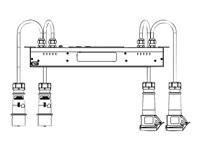 Eaton ePDU EILB24 - Strømfordelingsenhed (rackversion) - AC 230 V - 4 kW - Ethernet, serial - input: IEC 60309 32A - output-stikforbindelser: 2 (IEC 60309 32A) - sort EILB24