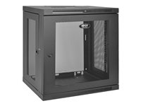 Eaton Tripp Lite Series 12U Wall Mount Rack Enclosure Server Cabinet w/ Door & Side Panels - Rack kabinet - vægmonterbar - sort - 12U - 19" SRW12U