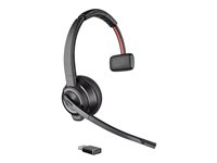 Poly Savi 8210 Office - Savi 8200 series - headset - på øret - DECT / Bluetooth - trådløs - sort - Zoom Certified 8D3K5AA#ABB