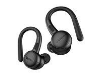 Belkin SoundForm ActiveFit - Ægte trådløse øretelefoner med mik. - ørespids - over øret-montering - Bluetooth - sort AUC016HQBK