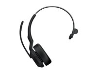 Jabra Evolve2 55 MS Mono - Headset - på øret - Bluetooth - trådløs - aktiv støjfjerning - USB-A via Bluetooth adapter - sort - med opladningsstander - Zoom Certified, Cisco Webex Certified, Tencent Meeting Certified, Alcatel-Lucent Certified, Avaya Certified, Unify Certified, MFi Certified, Google Meet Certified, Amazon Chime Certified 25599-899-989
