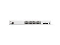Cisco Catalyst 1300-24XT - Switch - L3 - smart - 24 x 10 Gigabit Ethernet + 4 x combo 10 Gigabit SFP+/RJ-45 - monterbar på stativ C1300-24XT