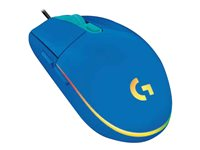 Logitech Gaming Mouse G102 LIGHTSYNC - Mus - højrehåndet - optisk - 6 knapper - kablet - USB - blå 910-005801