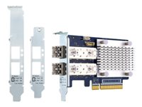 QNAP QXP-32G2FC - Vært bus adapter - PCIe 3.0 x8 lavprofil - 32Gb Fibre Channel Gen 6 x 2 - med 2 x SFP+ transceivere (TRX-32GFCSFP-SR) - for QNAP TS-1277, 463, 677, 877, 977, EC1280, TVS-2472, 682, 872, 882, EC1280, EC1580, EC2480 QXP-32G2FC