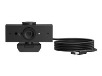 HP 625 - Webcam - vippe - farve - 4 MP - 1920 x 1080 - audio - USB 3.0 6Y7L1AA#ABB