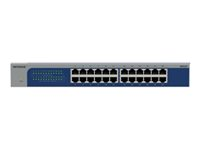 NETGEAR GS524v3 - Switch - 24 x 10/100/1000 - monterbar på stativ, væg-monterbar GS524-300EUS