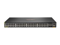 HPE Aruba CX 6200F - Switch - kun vandret overflademontering - L3 - Administreret - 48 x 10/100/1000 + 4 x 100/1000 SFP - front og side til ryg - monterbar på stativ - TAA-kompatibel S0G15A#ABB
