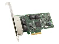 Broadcom BCM5719-4P - Netværksadapter - PCIe 2.0 x4 lavprofil - Gigabit Ethernet x 4 BCM95719A1904AC