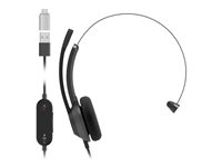Cisco Headset 321 - Headset - på øret - kablet - USB-A - carbon-sort HS-W-321Q-C-USBC