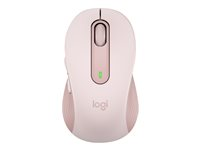 Logitech Signature M650 - Mus - optisk - 5 knapper - trådløs - 2.4 GHz, Bluetooth - Logitech Logi Bolt USB-modtager - rose 910-006254