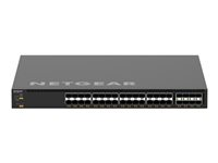 NETGEAR M4350 Series M4350-32F8V - Switch - L3 - Administreret - 32 x 10 Gigabit SFP+ + 8 x 25 Gigabit SFP28 - front til ryg-luftstrøm - monterbar på stativ XSM4340FV-100NES