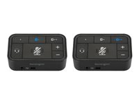 Kensington Universal 3-in-1 Pro Audio Headset Switch - Headset-kontakt for headset - pantone-sort C K83300WW