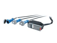 APC IT Power Distribution Module - Automatisk hovedafbryder (indstiksmodul) - AC 400 V - tre faser - output-stikforbindelser: 3 - for P/N: SY16K48H-PDNB, SY32K48H-PDNB, SY48K48H-PDNB, SY64K96H-NB, SY96K160H-NB, SY96K96H-NB PDM1332IEC-3P-3