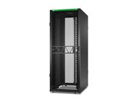 APC NetShelter SX - Rack kabinet - 1991 H x 750W x 1070D mm, med Sides - gulvstående - sort - 42U - 19" - TAA-kompatibel AR3140B2