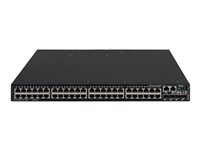 HPE FlexNetwork 5140 HI - Switch - 1-åbning - L3 - Administreret - 48 x 10/100/1000 + 4 x 10 Gigabit Ethernet / 1 Gigabit Ethernet SFP+ - side til ryg-luftstrøm - monterbar på stativ R9L62A