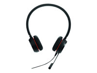 Jabra Evolve 30 II UC stereo - Headset - på øret - kablet - USB-C, USB-A - støjisolerende - Alcatel-Lucent Certified, Avaya Certified, Certified for Microsoft Teams, Cisco Certified, Unify Certified 5399-829-369