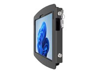 Compulocks Surface Pro 3-7 Space Enclosure Swing Wall Mount - Indelukke - Anti-Theft - for tablet - låsbar - højglansaluminium - sort - vægmonterbar - for Microsoft Surface Pro 3, Pro 4, Pro 5, Pro 6, Pro 7, Pro 7+ 827B540GEB