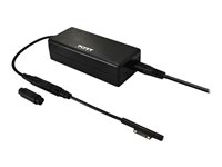 PORT Connect - Strømforsyningsadapter - AC 100-240 V - 60 Watt - United Kingdom - for Microsoft Surface Book, Go, Laptop, Pro (Midt 2017), Pro 3, Pro 4, Pro 6 900102-UK